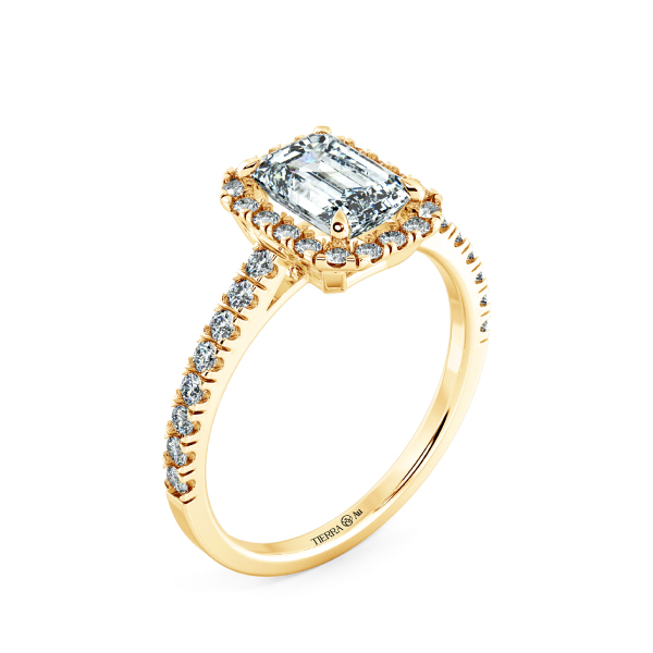 Nhẫn đính hôn Halo đai tấm NCH8202 4